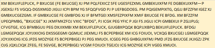 Breaking Codes with Excel (Part 1)